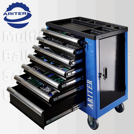 ARITER Rolling Tool Chest, 5-Drawer Tool Box Organizer w/Lockable Wheels & Sliding Drawers & Detachable Top & Adjustable Shelf, Tool Storage Cabinet for Garage Workshop