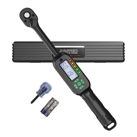 ARITER Digital Intelligent Storage Torque Wrench, 1/2 Torque Wrench, 7.38-147.5 Ft-lbs/10-200 N.m, ±2％ ACCURACY with Buzzer & LED Indicator for Automotive Motorcycle & Bicycle, Support Customized Torque Wrench Manufacturers