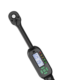 ARITER Digital Intelligent Storage Data Torque Wrench, 5-99.6 Ft-lbs/6.8-135 Nm, 3/8'' Drive with Buzzer & Colorful LED Indicator, Electronic Torque Wrench Set for Bike Motorcycle Car Tire Auto Repair, Customizable Directly Manufacturer