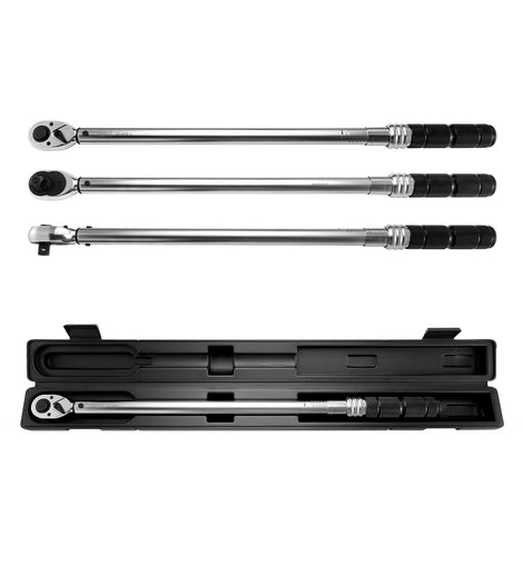 ARITER 1/2-Inch Drive Click Torque Wrench, 25-165Ft.lb(20-220N.m), 72-Tooth Torque Wrenches with Dual Range Scales, ±3% High Precision Torque Wrench