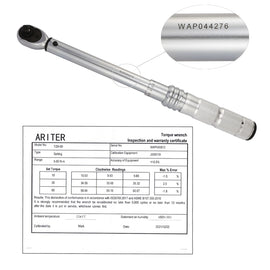 ARITER 1/2 Inch Drive Click Torque Wrench, 15-167 Ft-Lb/20.4-216.2 Nm Professional Dual Direction Adjustable Torque Wrench for Motorcycle Car Repair, Customizable Directly Produced by the Manufacturer