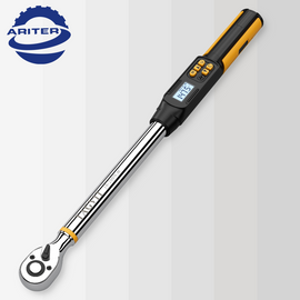 1/2 Inch Drive Digital Torque Wrench with Angle, 14.75-295Ft-lb/20-400Nm, Electronic Torque Wrench, ±2% Accuracy with with Preset Value, Data Storage, Buzzer and LED Flash Notification for Car