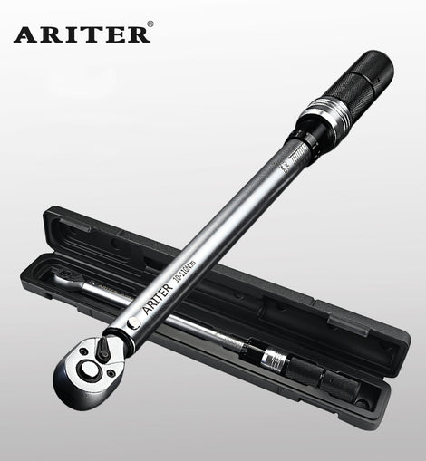 ARITER 3/8-Inch Drive Click Torque Wrench, 10-60N.m, 72-Tooth Torque Wrenches with Dual Range Scales, ±3% High Precision Torque Wrench