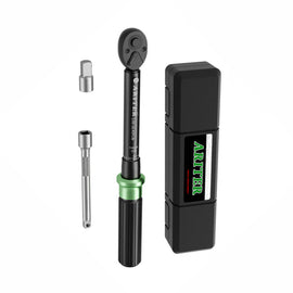 ARITER 1/4 Inch Pound Torque Wrench Set 3.69-18.44 in. lb/5-25 Nm with 1/4" to 3/8" Drive Adapter, 10cm Extension Bar Customizable Manufacturers